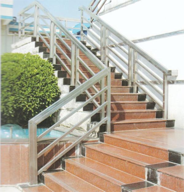 愛(ài)邦室外不銹鋼扶手校園室外樓梯不銹鋼扶手